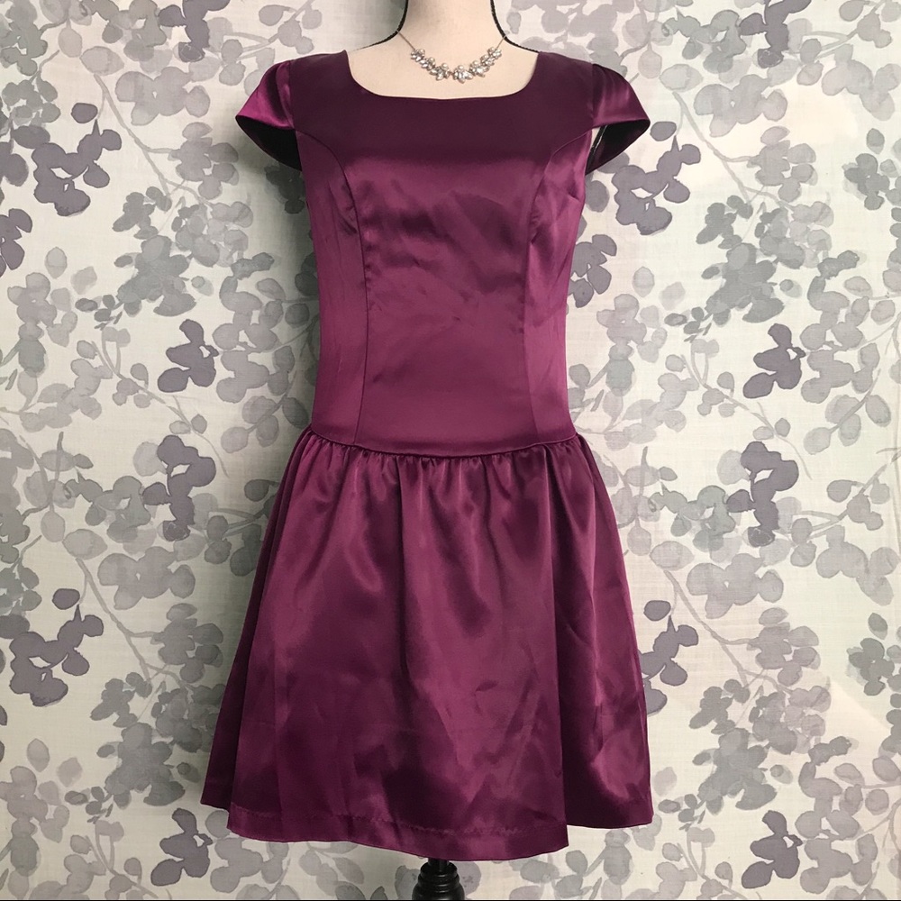 New Xhilaration plum/pink dress, Retro style, M